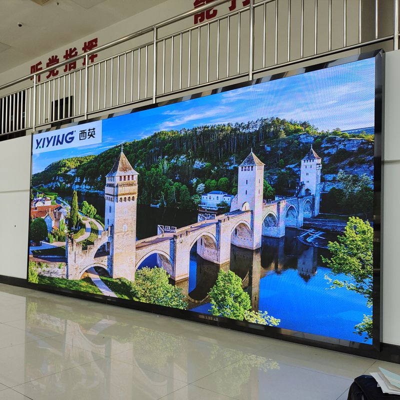 西英助力河南郑州某单位P2.5全彩LED屏展示项目